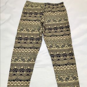 Yak and Yeti printed leggings
